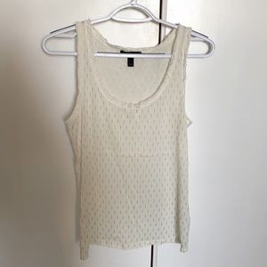 White Top with gold lines